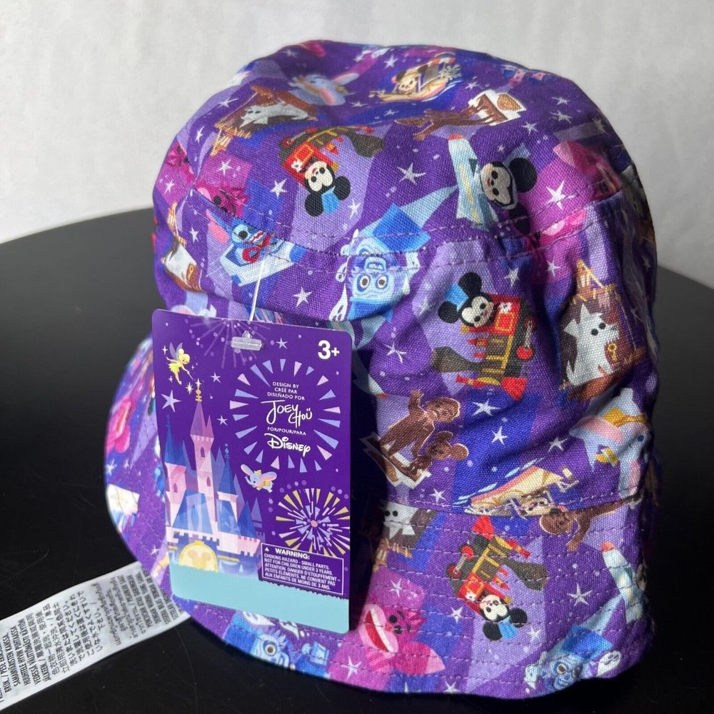 Disney Parks Joey Chou Reversible Bucket Hat Mickey Mouse Walt Disney World NEW